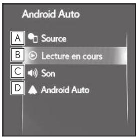 LEXUS LS XF50 - Système de navigation - Sous-menu - 1