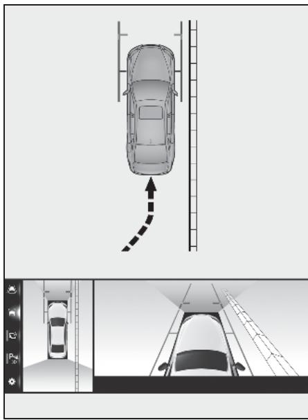 LEXUS LS XF50 - Système de navigation - Affichage lie au capteur d'assistance au stationnement de Lexus - 2