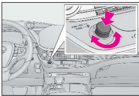 LEXUS LS XF50 - Système de navigation - Activation et désactivation du système - 1