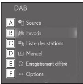 LEXUS LS XF50 - Système de navigation - Sous-menu - 3