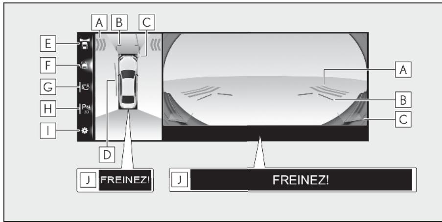LEXUS LS XF50 - Système de navigation - Affichage sur l'écran - 1