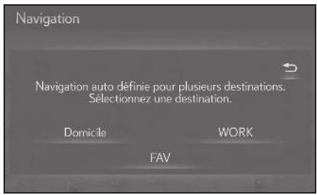 LEXUS LS XF50 - Système de navigation - Lorsque la destination n'est pas paramétrée - 2