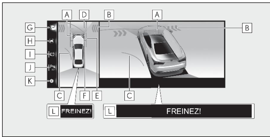 LEXUS LS XF50 - Système de navigation - Affichage sur l'écran - 3