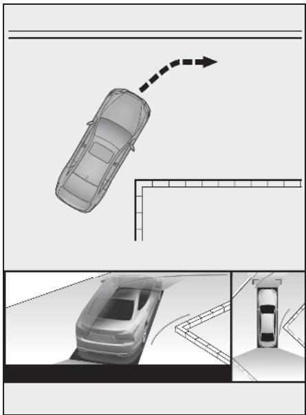 LEXUS LS XF50 - Système de navigation - Mode d'affichage automatique de la vue d'angle - 5