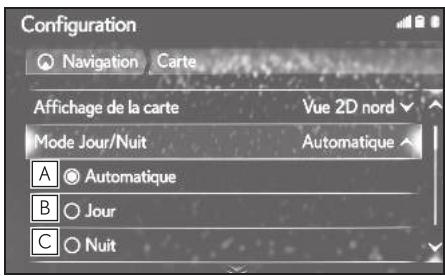 LEXUS LS XF50 - Système de navigation - Mode jour/nuit - 1