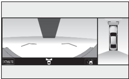 LEXUS LS XF50 - Système de navigation - Commutation du mode de lignes de guidage - 1