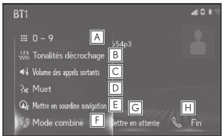 LEXUS LS XF50 - Système de navigation - Fonctionnement de l'écran d'applé - 1