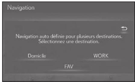LEXUS LS XF50 - Système de navigation - Lorsque la destination est paramétrée - 3