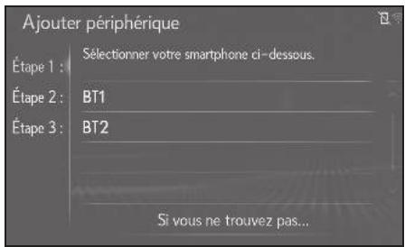 LEXUS LS XF50 - Système de navigation - Premier enregistrement d'un téléphone Bluetooth® - 2