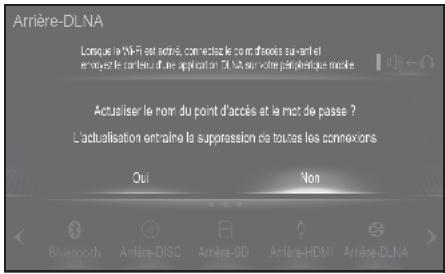 LEXUS LS XF50 - Système de navigation - Modification du nom et du mot de passage du point d'accès - 2