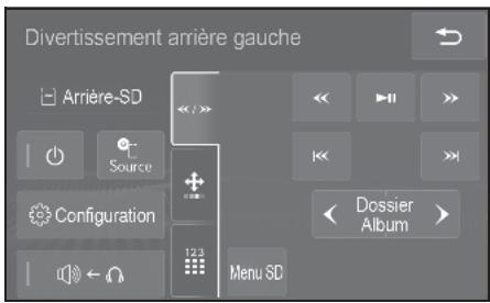 LEXUS LS XF50 - Système de navigation - Panneau multifonctions arrière - 1
