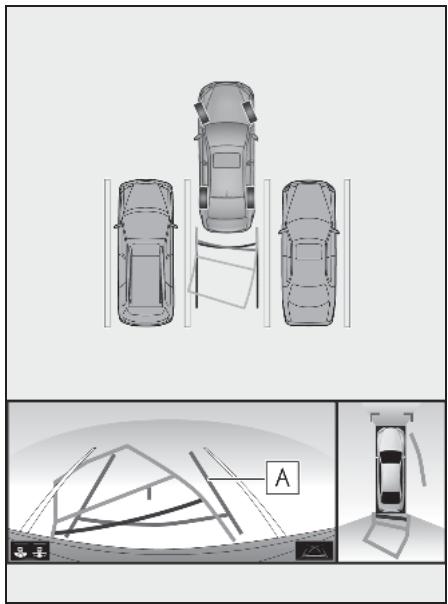 LEXUS LS XF50 - Système de navigation - Utilisation de la ligne de trajectorie estimée - 2