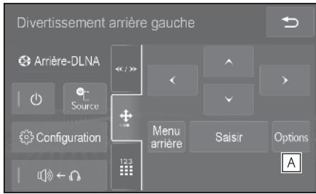 LEXUS LS XF50 - Système de navigation - Panneau multifonctions arriere - 2