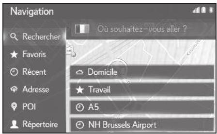LEXUS LS XF50 - Système de navigation - Enregistrement de jours/d'intervalles de temps - 1