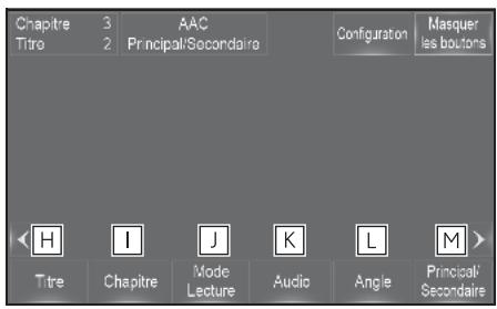 LEXUS LS XF50 - Système de navigation - Écran d'options (BDAV) - 2