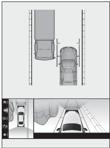 LEXUS LS XF50 - Système de navigation - Affichage lie au capteur d'assistance au stationnement de Lexus - 1