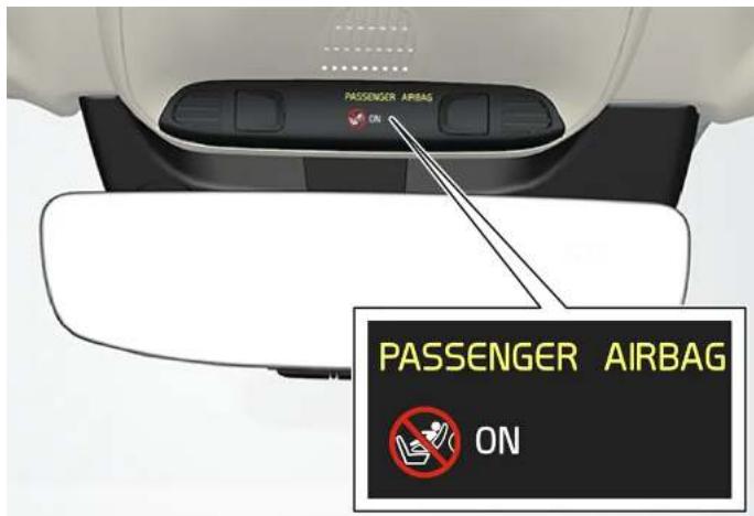 PASSenger AIRBAG ON PASSenger AIRBAG ON