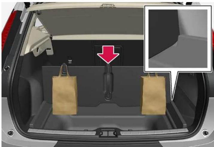 VOLVO XC40 (2024) - Sous la trappe de plancher\* [1] - 1