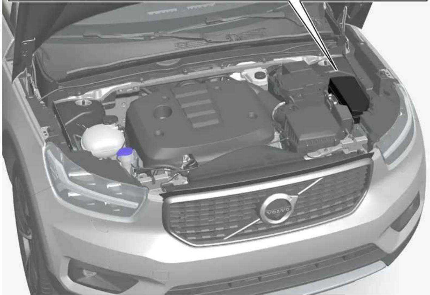 VOLVO XC40 (2024) - Fusibles dans le compartiment moteur - 2