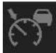 VOLVO XC40 (2024) - Symboles et messages pour le régulateur adaptatif de vitesse\* - 2
