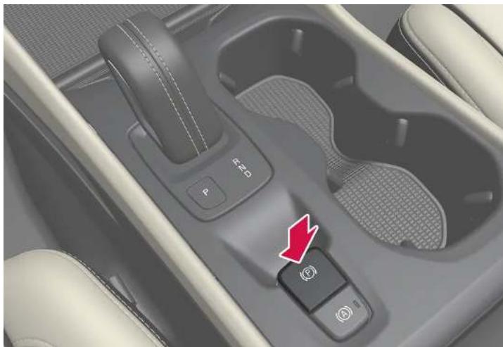 VOLVO XC40 (2024) - Désactiver le frein de stationnement - 1
