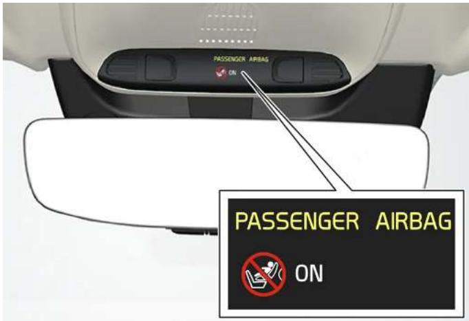 PASSenger AIRBAG ON PASSenger AIRBAG ON