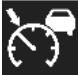 VOLVO XC40 (2024) - Symboles et messages pour le régulateur adaptatif de vitesse\* - 1