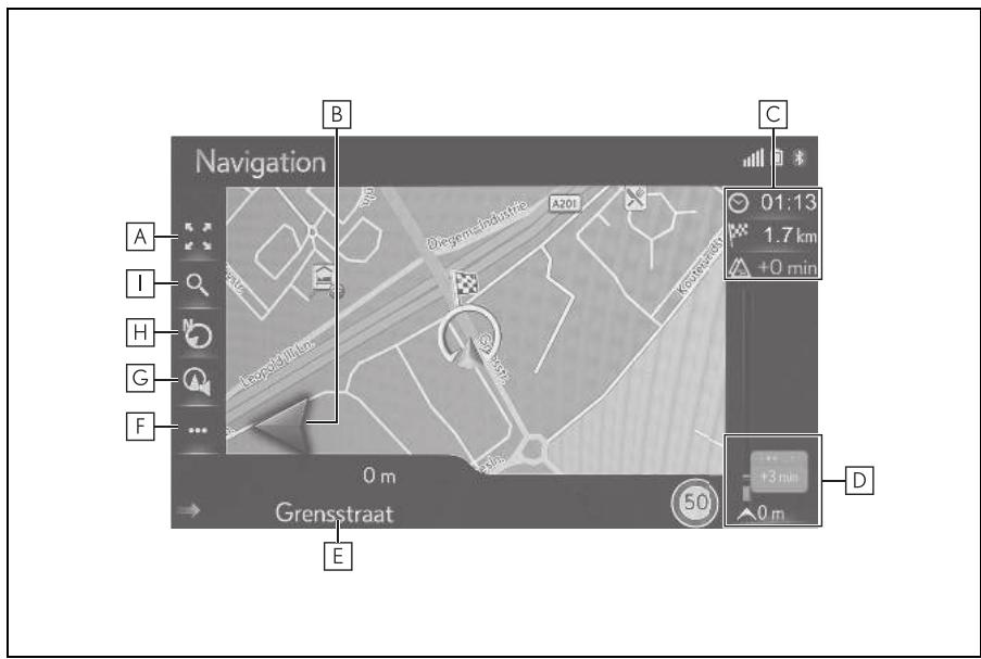 LEXUS UX ZA10 - Système de navigation - Écran de carte - 1