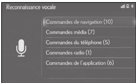 LEXUS UX ZA10 - Système de navigation - Fonctionnement du système de commande vocale - 2