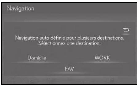 LEXUS UX ZA10 - Système de navigation - Lorsque la destination n'est pas définie - 2