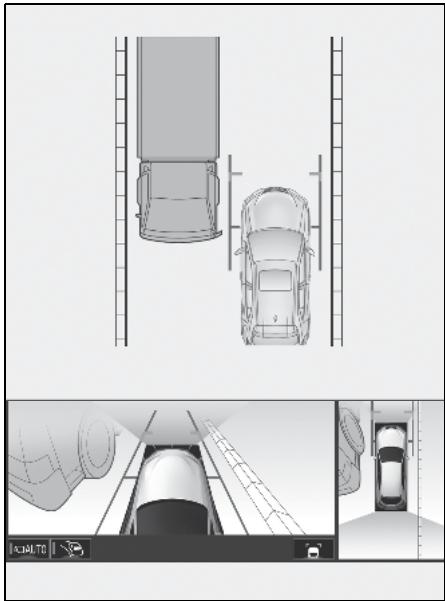 LEXUS UX ZA10 - Système de navigation - Utilisation de la ligne de guidage de largeur du véhicule - 1