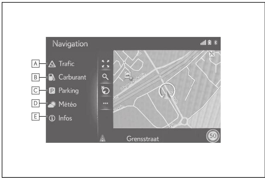 LEXUS UX ZA10 - Système de navigation - Sauf pour le fonctionnement du guidage d'itinéraire - 1