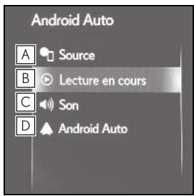 LEXUS UX ZA10 - Système de navigation - Sous-menu - 1