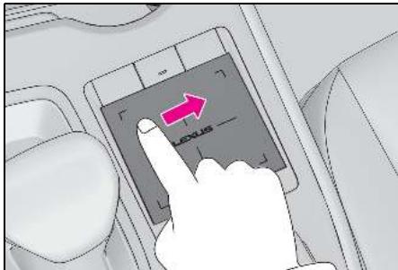 LEXUS UX ZA10 - Système de navigation - Fonctionnement du pavé tactile - 1