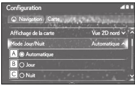 LEXUS UX ZA10 - Système de navigation - Mode jour/nuit - 1