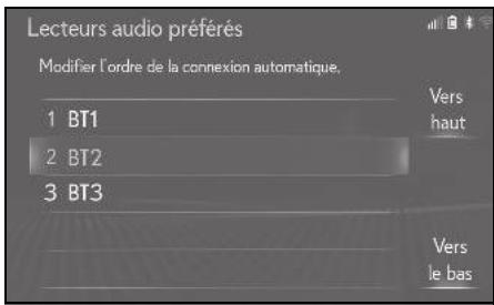 LEXUS UX ZA10 - Système de navigation - Réglage de la priorité de connexion automatique - 3
