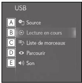 LEXUS UX ZA10 - Système de navigation - Sous-menu - 1