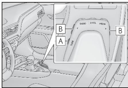 LEXUS UX ZA10 - Système de navigation - Contacteur de commande audio - 1