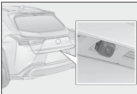 LEXUS UX ZA10 - Système de navigation - Zone de l'image prise par la caméra - 7