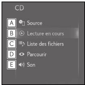 LEXUS UX ZA10 - Système de navigation - Sous-menu - 2
