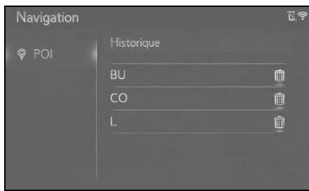 LEXUS UX ZA10 - Système de navigation - Recherche par catégorie - 4