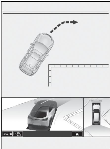 LEXUS UX ZA10 - Système de navigation - Utilisation des lignes de trajectoire estimée - 1