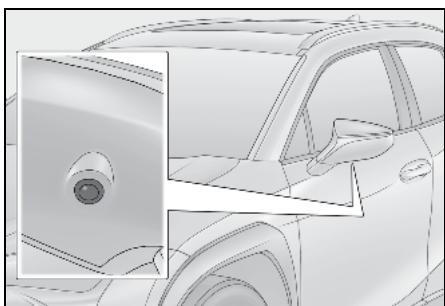 LEXUS UX ZA10 - Système de navigation - Zone de l'image prise par la caméra - 6