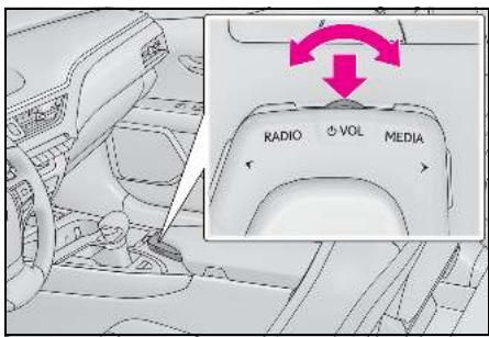 LEXUS UX ZA10 - Système de navigation - Activation et désactivation du système - 1