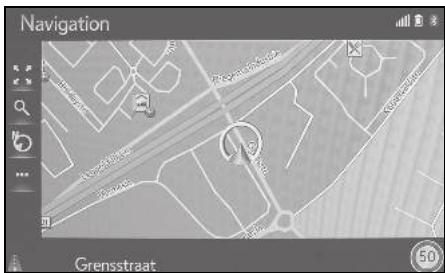 LEXUS UX ZA10 - Système de navigation - Déplacement de l'écran de carte - 1