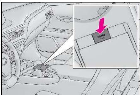 LEXUS UX ZA10 - Système de navigation - Affichage de l'écran de configuration vocale - 1