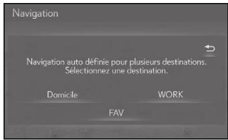LEXUS UX ZA10 - Système de navigation - Lorsque la destination est définie - 3