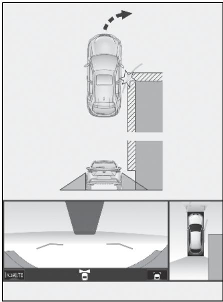 LEXUS UX ZA10 - Système de navigation - Lignes de trajectoire estimée - 2