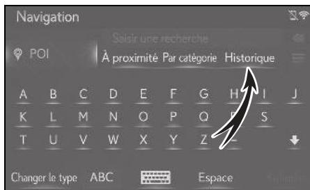 LEXUS UX ZA10 - Système de navigation - Recherche par catégorie - 3