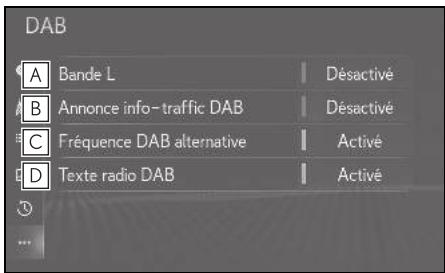 LEXUS UX ZA10 - Système de navigation - Options de la radio - 2